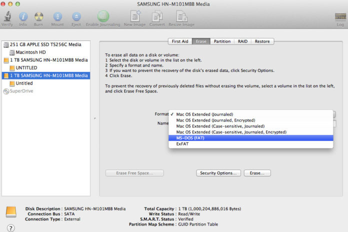 How To Format An External Hard Drive For Mac